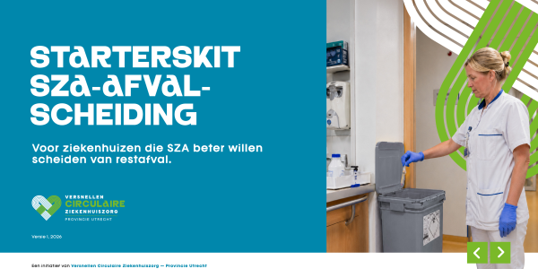 Starterskit SZA-afvalscheiding voor ziekenhuizen